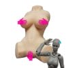 mini-busto torso realista pequeño masturbador